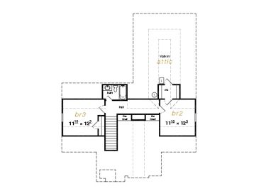 2nd Floor Plan, 061H-0049