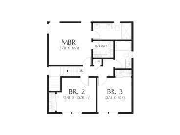 2nd Floor Plan, 034H-0471