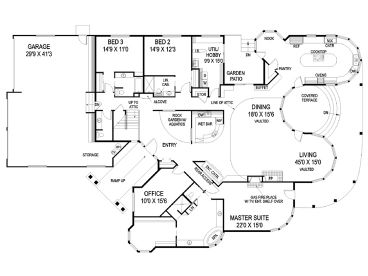Floor Plan, 013H-0075