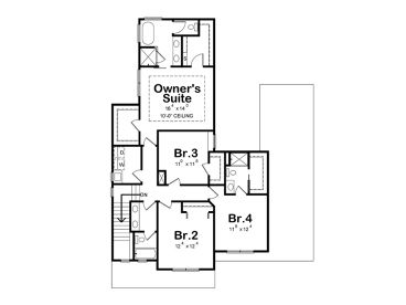 2nd Floor Plan, 031H-0440