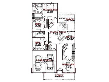 Floor Plan, 073H-0086