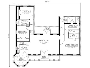 Floor Plan, 068H-0013