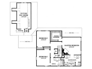 2nd Floor Plan, 063H-0078