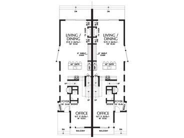 1st Floor Plan, 034M-0028