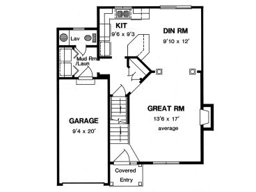 1st Floor Plan, 014H-0028