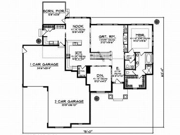 1st Floor Plan, 020H-0171