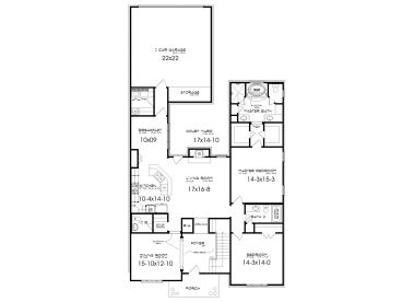 1st Floor Plan, 073H-0056
