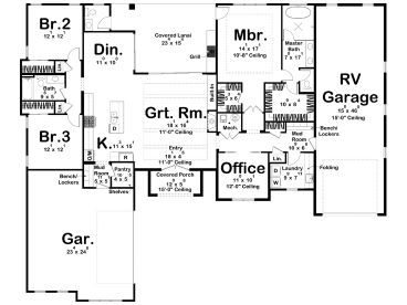 Floor Plan, 050H-0540