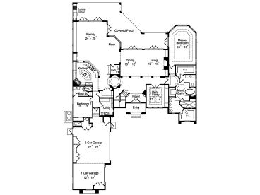 1st Floor Plan, 043H-0228
