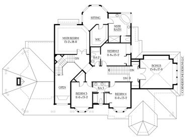 2nd Floor Plan, 035H-0029