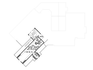 2nd Floor Plan, 084H-0012