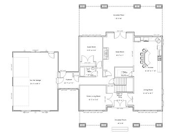 1st Floor Plan, 065H-0036