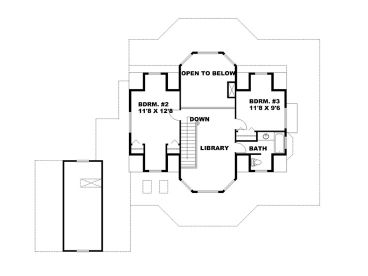 2nd Floor Plan, 012H-0151