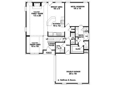 1st Floor Plan, 006H-0029