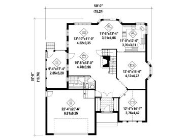 1st Floor Plan, 072H-0225