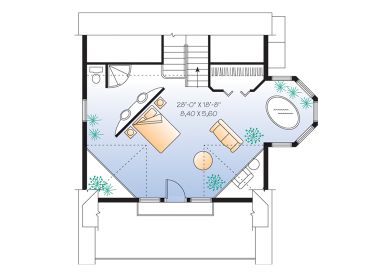 2nd Floor Plan, 027H-0145