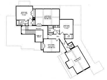 2nd Floor Plan, 029H-0059