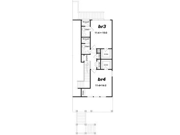 2nd Floor Plan, 062H-0129