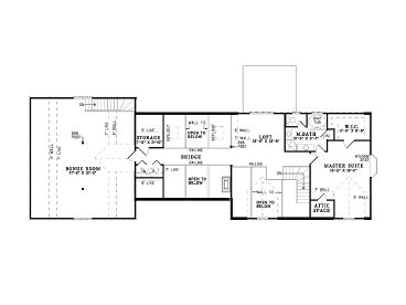 2nd Floor Plan, 025L-0028