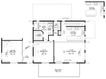 2nd Floor Plan, 062H-0366