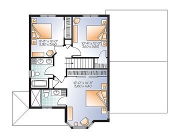 2nd Floor Plan, 027H-0449