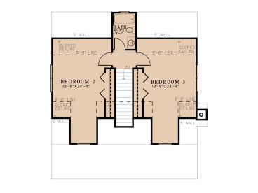 2nd Floor Plan, 074H-0233