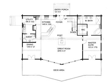 1st Floor Plan, 012L-0075