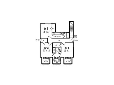 2nd Floor Plan, 021H-0146