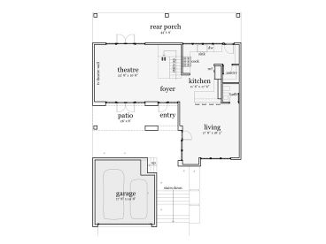 1st Floor Plan, 052H-0085