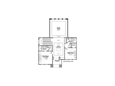 2nd Floor Plan, 070H-0050