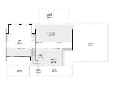 2nd Floor Plan, 062H-0171