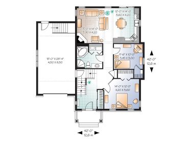 1st Floor Plan, 027H-0255