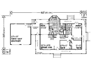 Floor Plan, 032H-0023