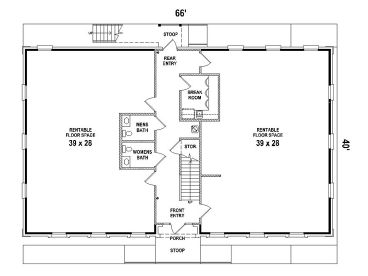 1st Floor Plan, 006C-0052
