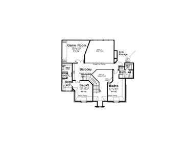 2nd Floor Plan, 002H-0127