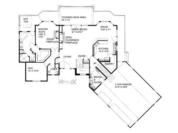 1st Floor Plan, 012H-0195