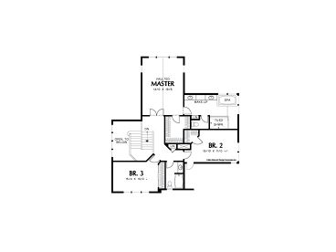 2nd Floor Plan, 034H-0042