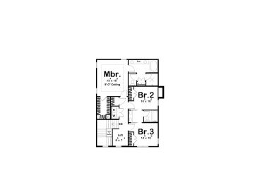 2nd Floor Plan, 050H-0402