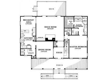 1st Floor Plan, 063H-0108