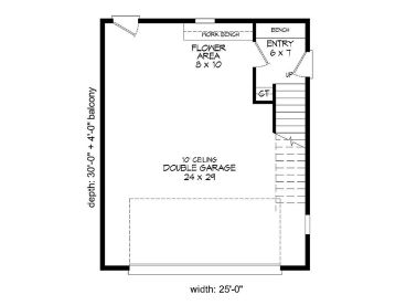 1st Floor Plan, 062G-0084