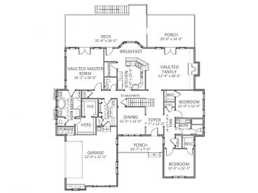 1st Floor Plan, 067H-0053