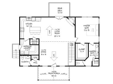 Floor Plan, 062H-0124