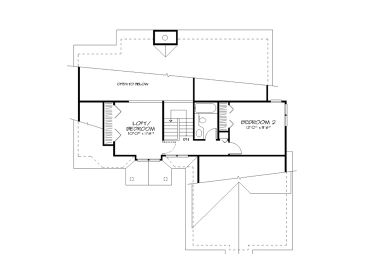 2nd Floor Plan, 022H-0042