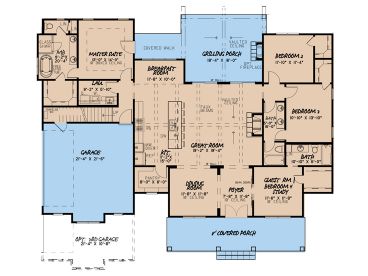 1st Floor Plan, 074H-0097