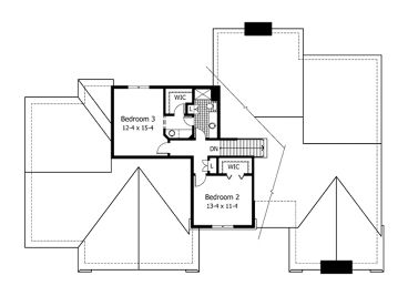 2nd Floor Plan, 023H-0033