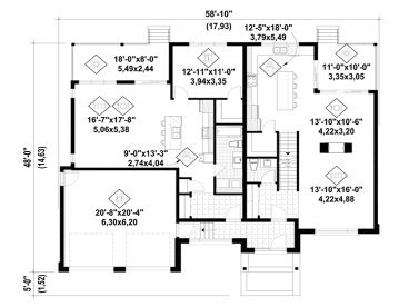 1st Floor Plan, 072H-0178