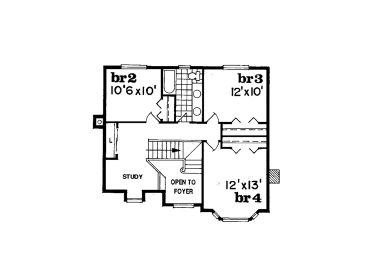 2nd Floor Plan, 032H-0036