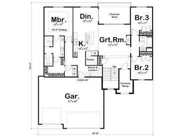Floor Plan, 050H-0204