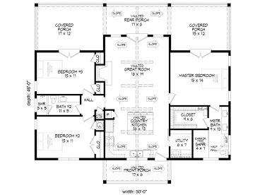 Floor Plan, 062H-0432