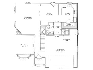 1st Floor Plan, 065H-0005